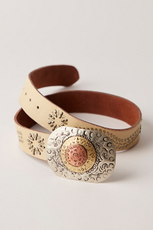 Женский ремень Free People Roman Holiday Belt, цвет: Кремовый — фото 2