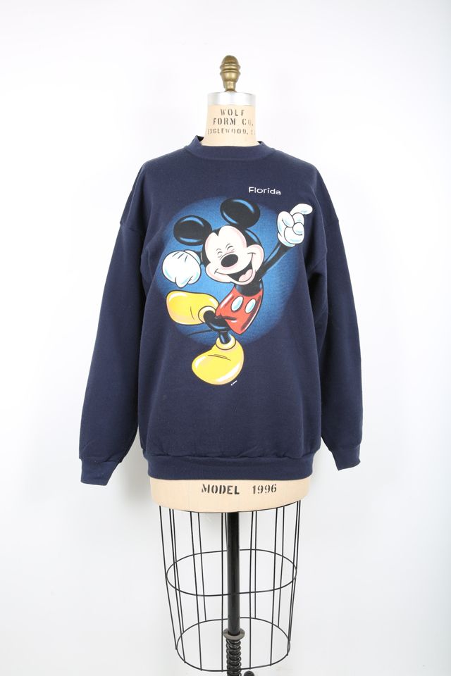 Vintage Micky Sweatshirt (Gray,Navy,beige)