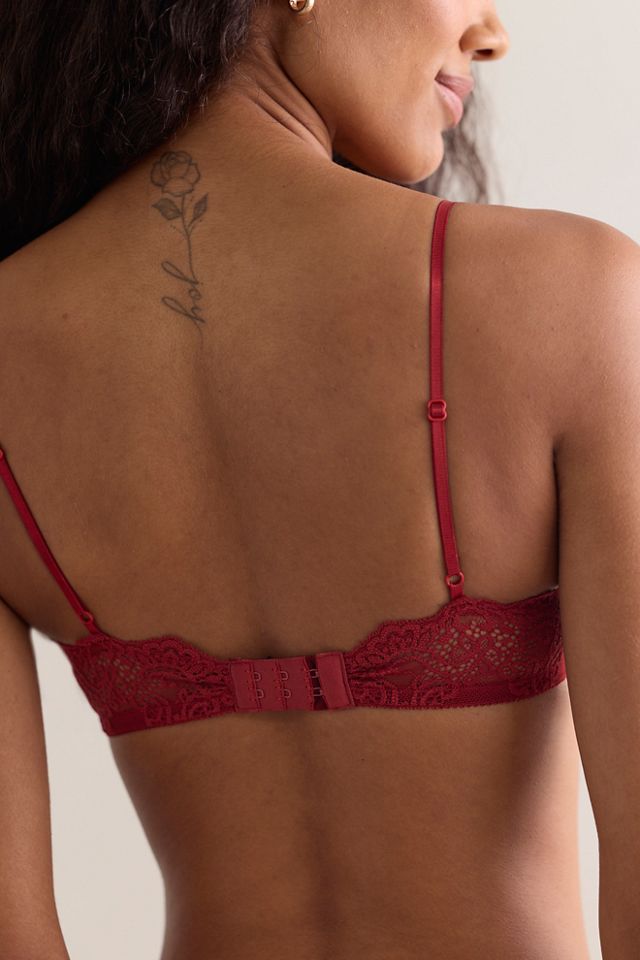 So Fine Scallop Lace Bralette #1