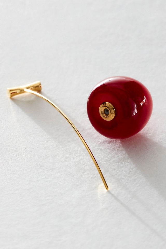 Cherry And Stem Earrings #2