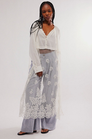 Willow Maxi Top at Free People in Optic White, Size: Large