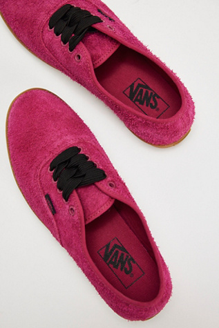 Vans Authentic Lowpro Suede Sneakers at Free People in Pink, Size: US 6 M