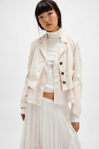 Orly Cord Heritage Jacket at Free People in Tea, Size: Large