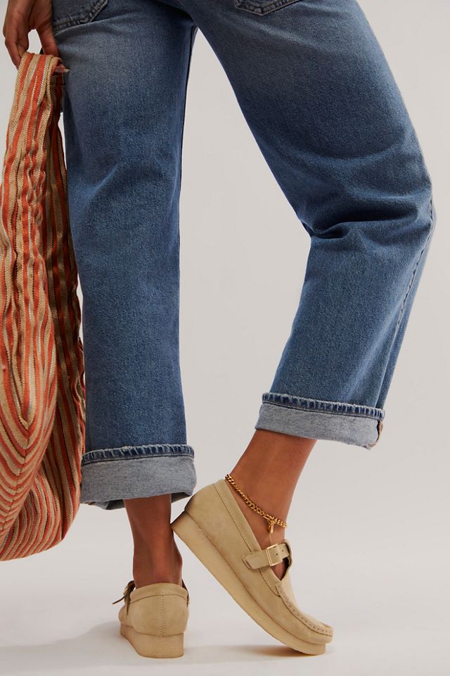 Clarks Wallabee T-Bar Mary Janes | Free People UK