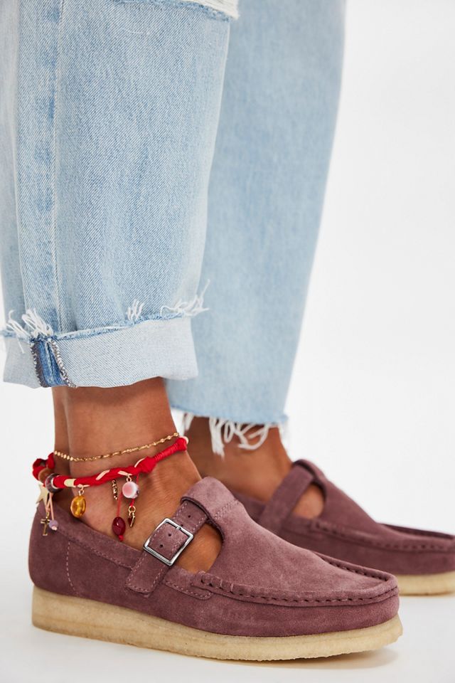Clarks Wallabee T-Bar Mary Janes