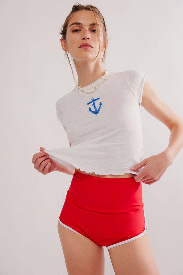 Tricia Fix Sailor Embroidered Tee #2