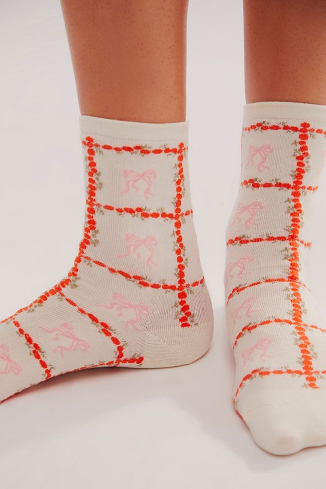 Tie A Bow Ankle Socks #1