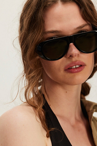 Harley Retro Aviator Oversized Sunglasses