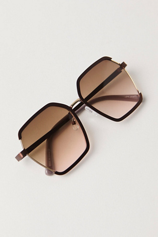 Sage Oversized Square Sunnies at Free People in Dusk