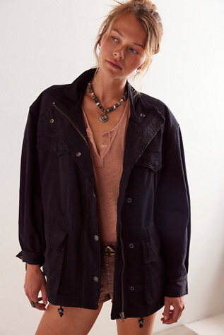 Arya Utility Jacket at Free People in Black, Size: XS