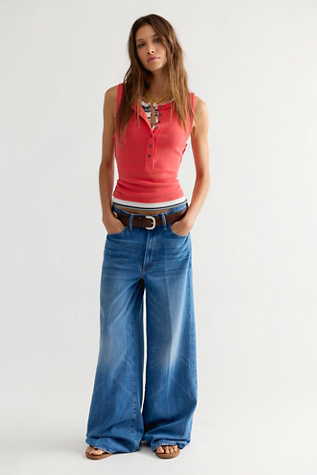 MOTHER The Ditcher Roller Zip Jeans
