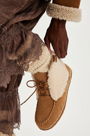 Minnetonka Torrey Boots at Free People in Cinnamon, Size: US 6