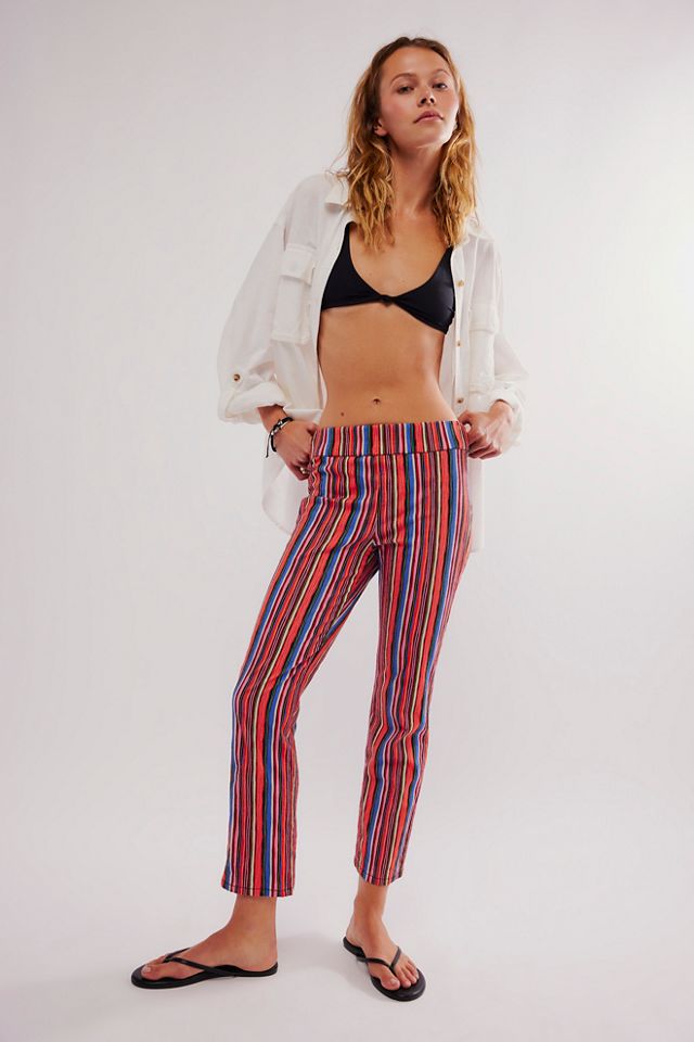 In My Feelings Stripe Slim Flare Crop Pants #2