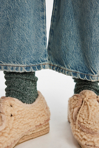 Sweatshirt Socks by American Trench at Free People in Green