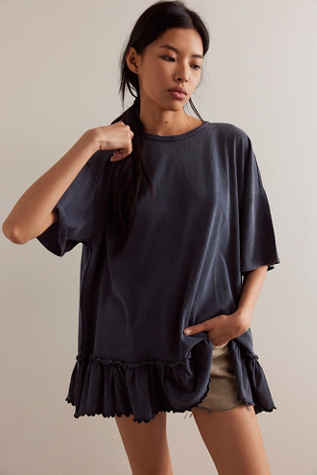 We The Free Why Yes Tee at Free People in Black, Size: Small