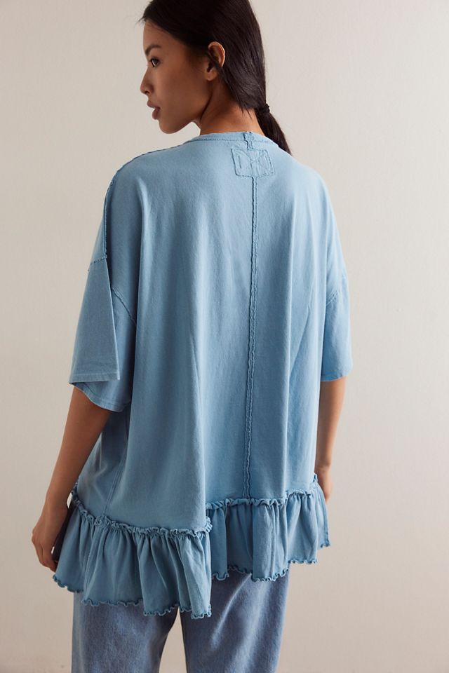 (取寄) フリーピープル レディース ホワイ イエス ティー Free People women Why Yes Tee Blanc De Blanc Free People Women's Why Yes Tee, Blanc De Blanc at Amazon