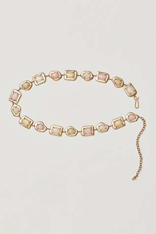 Summer Solstice Stone Belt by Free People in White