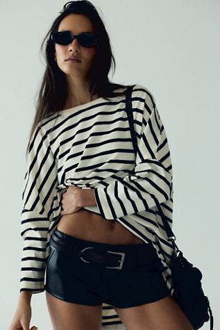 Alessia Vegan Micro Trouser Shorts
