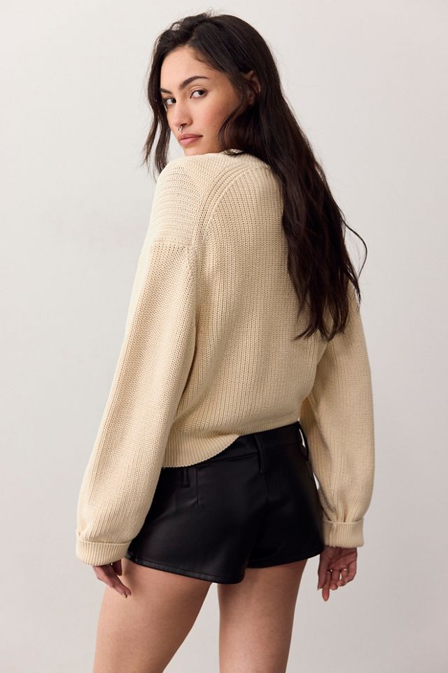 Alessia Vegan Micro Trouser Shorts #1