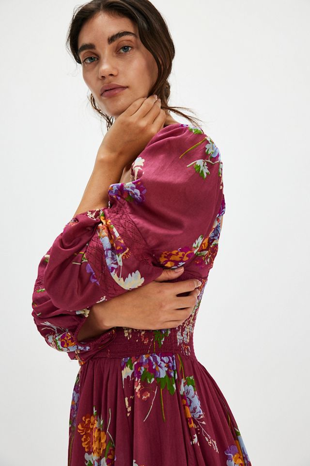 Outlet NWT DÔEN Darby Maxi Dress in Morning Glory Floral