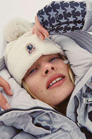 Puffer Hat By Parajumpers At Free People In Moonbeam, Size: S/M