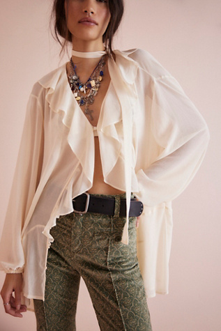We The Free Birch Belt at Free People in Black, Size: M/L