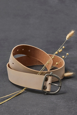 We The Free Birch Belt At Free People In Mineral, Size: S/M