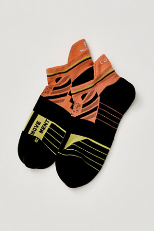 FP Movement x Comrad Ankle Tab Socks by Comrad Socks at Free People, Melon/Green, M