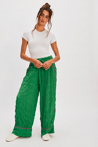 All Out Satin Pants at Free People in Rolling Hills, Size: Medium