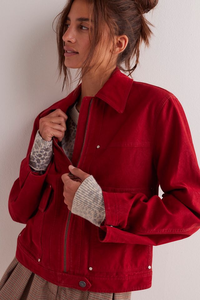 We The Free Blair Vegan Suede Jacket
