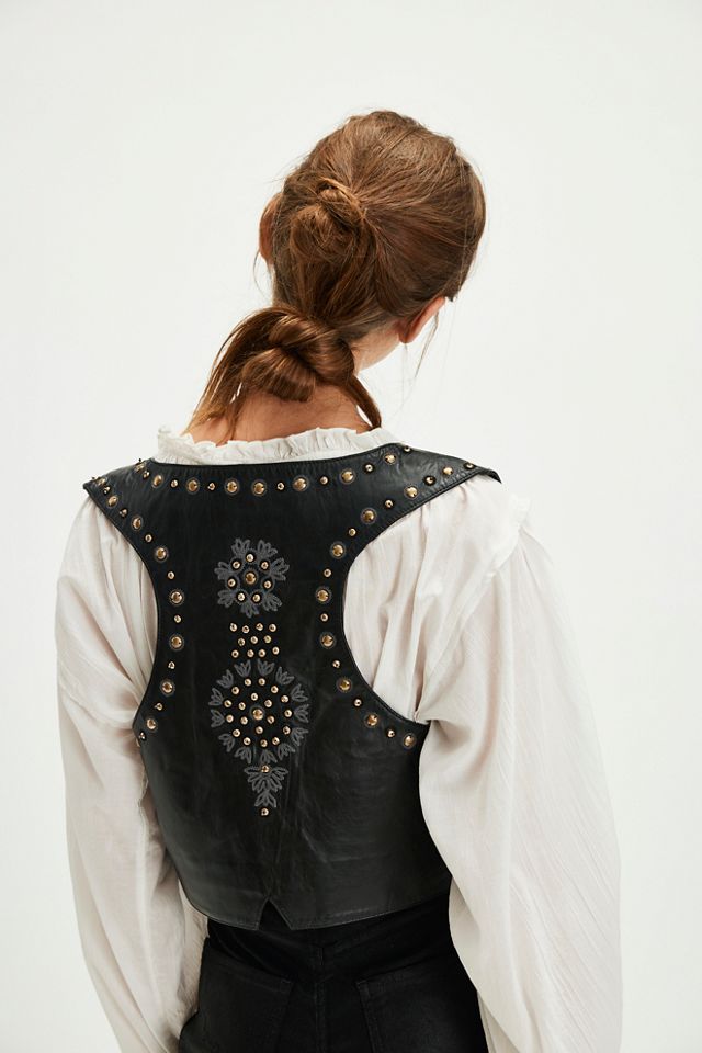 Understated Leather Reflection Vest #1