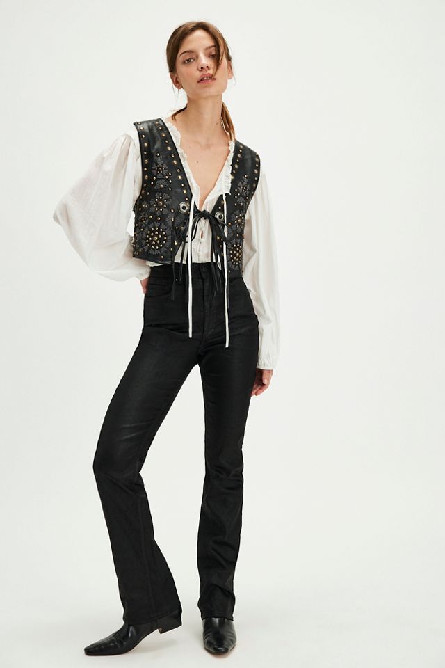 Understated Leather Reflection Vest #2