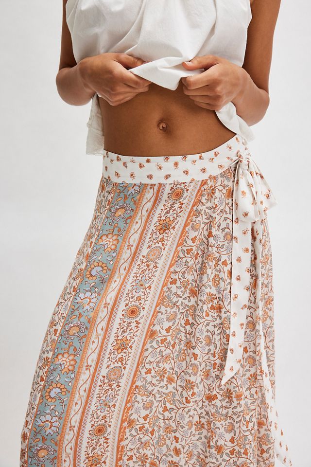 Spell Sunshine Bandit Wrap Maxi Skirt | Free People
