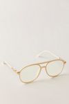 Clean Cut Aviator Bluelight Glasses