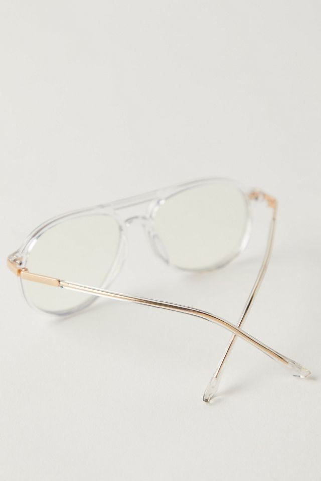 Clean Cut Aviator Bluelight Glasses #4