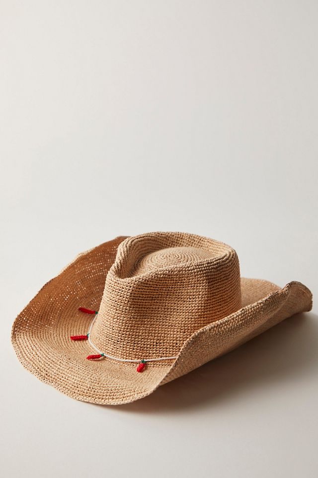 Spicy Sweet Raffia Cowboy Hat #1