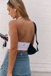 Good Karma Don't Be Square Halter Tank