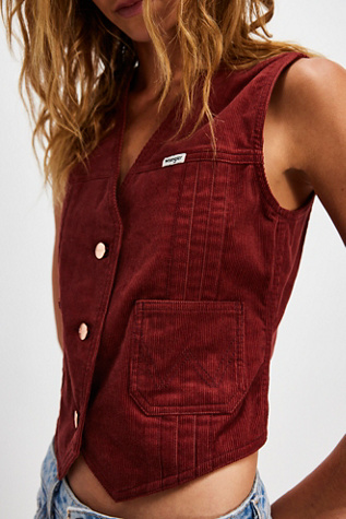 Wrangler Femme Cord Vest