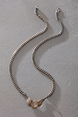 Collier Charm Ailé Acanthe