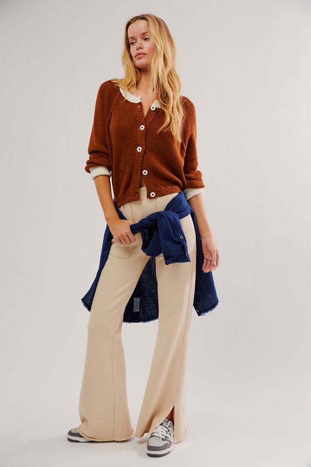 NSF Rusty Side Slit Flare Trousers #3
