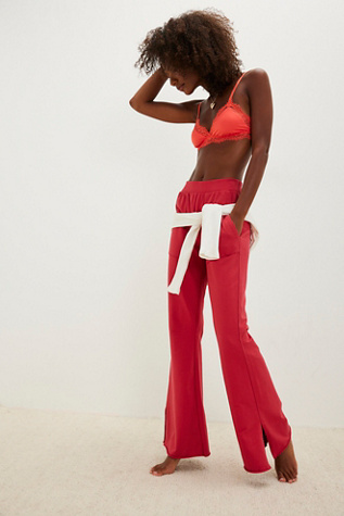 NSF Rusty Side Slit Flare Pants