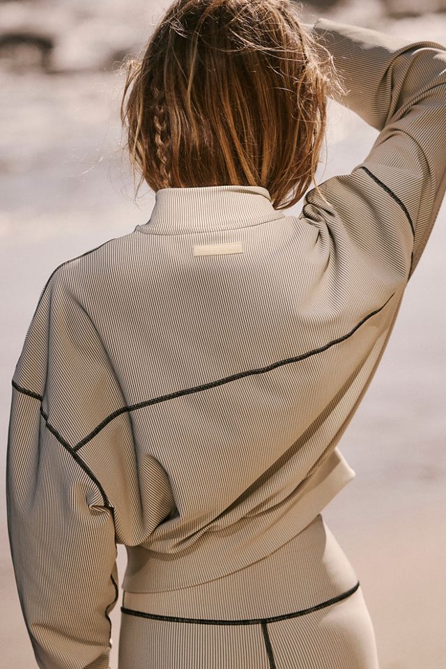 Zulu & Zephyr Stripe Rib UV Protection Surf Jacket #1