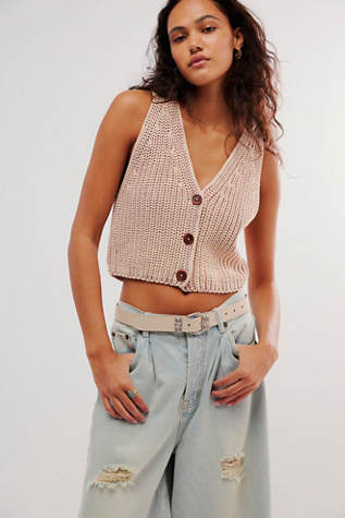 Close To Me Vest Jacket at Free People in Mellow Rose, Size: Small