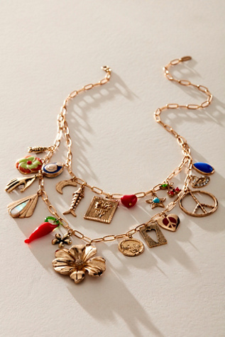 Lillie Scarf Charm Necklace LEOPARD – Caroline Hill