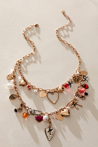 Maxamillion Charm Necklace At Free People In Fool In Love