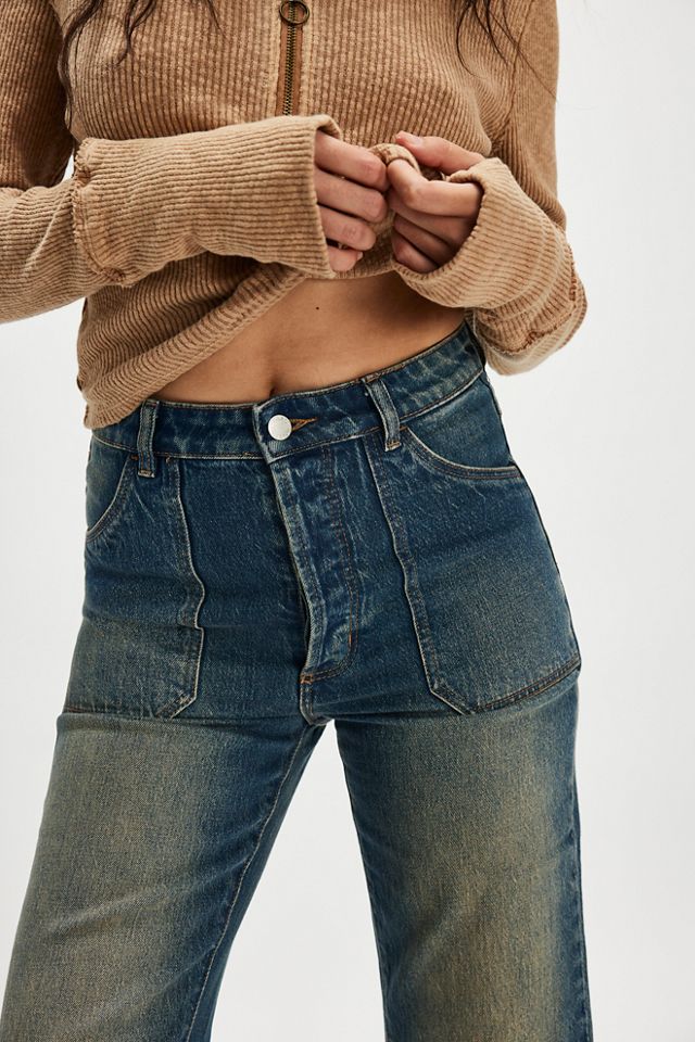 Rolla's East Coast Patch Pocket Flare Jeans #1