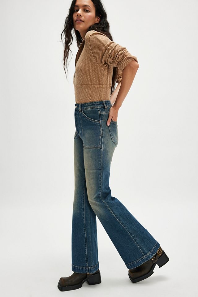 Rolla's East Coast Patch Pocket Flare Jeans #2