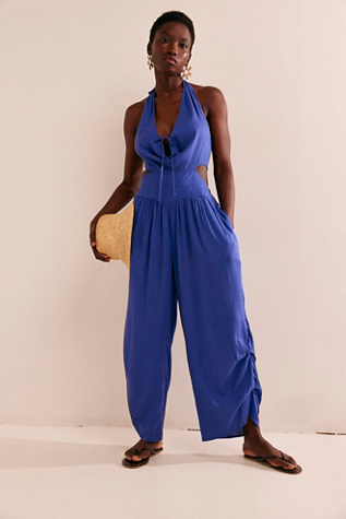 Juana Jumpsuit by free-est at Free People in Electric Indigo, Size: Medium