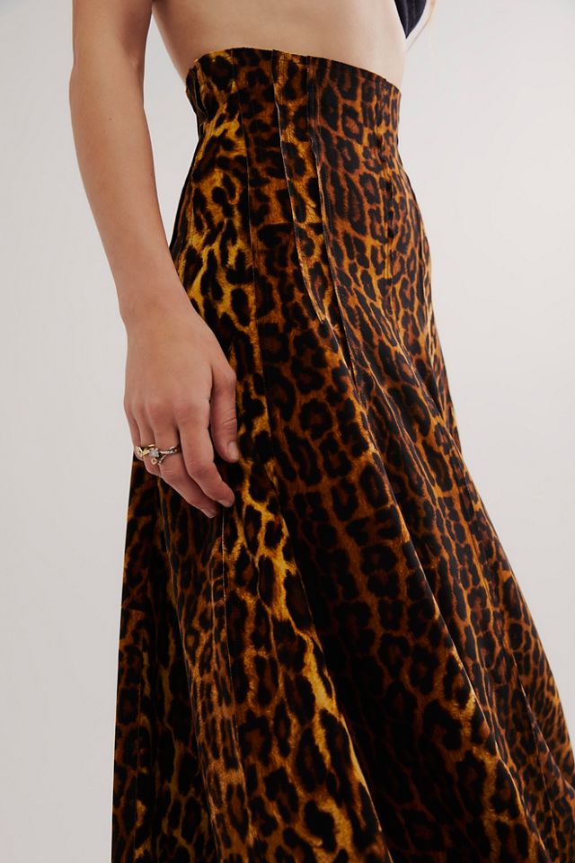 Norma Kamali Leopard Grace Skirt #2