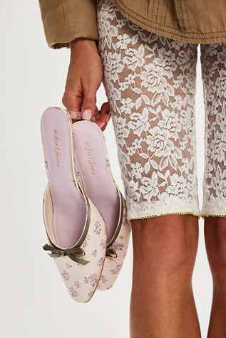 For Love & Lemons Chateau Mule Heels